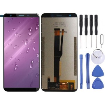 Let op type!! LCD Screen and Digitizer Full Assembly for Leagoo T8 (Black)