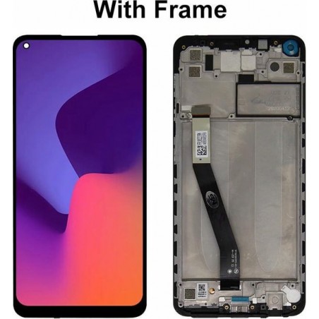 6.53'' Xiaomi Redmi Note 9 LCD Scherm met touchscreen digitizer en frame bij Kiya