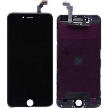LCD display  en Touch Screen voor Apple iPhone 6 Black Zwart / Space Gray Grijs