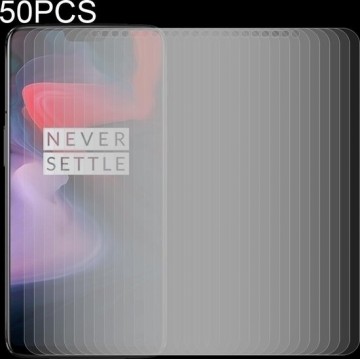 Let op type!! 50 stuks 0 26 mm 9H 2.5D getemperd glas Film voor OnePlus 6  geen retailpakket