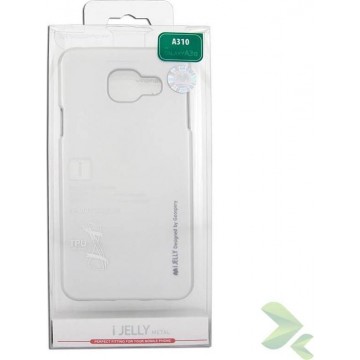 Mercury I-Jelly - Hoesje voor Samsung Galaxy A3 (2016) (zilver)