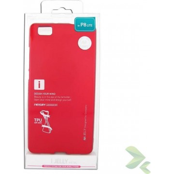 Mercury I-Jelly - Hoesje voor Huawei P8 Lite (rood)