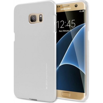 Mercury I-Jelly - Hoesje voor Samsung Galaxy S7 Edge (zilver)