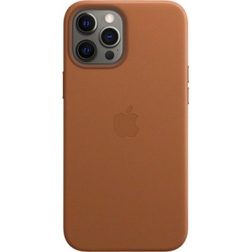 Apple leren hoesje met MagSafe - Voor iPhone 12 Pro Max - Zadelbruin