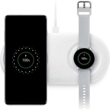 Samsung Wireless Duo Charger - Draadloze oplader - Wit
