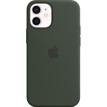 Siliconenhoesje met MagSafe voor iPhone 12 Mini - Cyprus groen