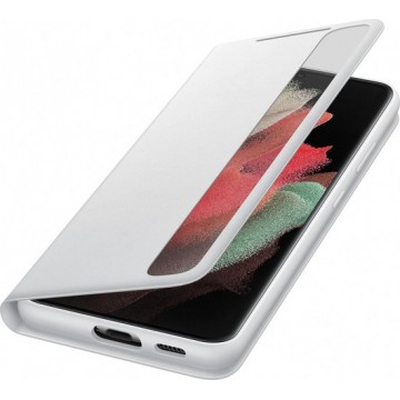 Samsung Smart Clear View Cover - Samsung S21 Ultra - Light Gray