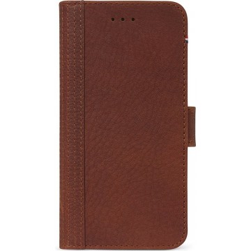 DECODED 2-in-1 Wallet-case iPhone SE / 8 / 7, Afneembare magnetische cover, Wallet met 3 kaartvakken [ Kaneelbruin ]