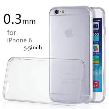 Siliconen Ultra Dun Gel TPU Apple iPhone 6 Plus Hoesje Transparant  Waterproof| Anti-Slip | Schokbestendig