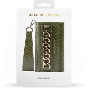 iDeal of Sweden Studio Clutch iPhone 11/XR Green Snake
