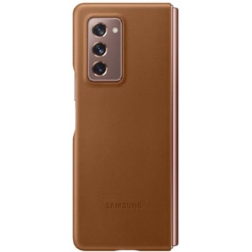 Samsung leather cover voor Samsung Galaxy Fold 2 - Bruin