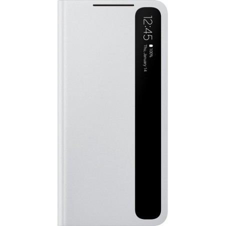 Samsung Smart Clear View Cover - Samsung S21 - Light Gray