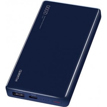 Huawei SuperCharge Power Bank CP12S + USB-C kabel - 12000mAh / 40W - Blauw