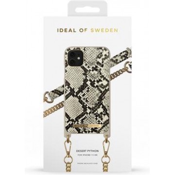 iDeal of Sweden Phone Necklace Case iPhone 11/XR Desert Python