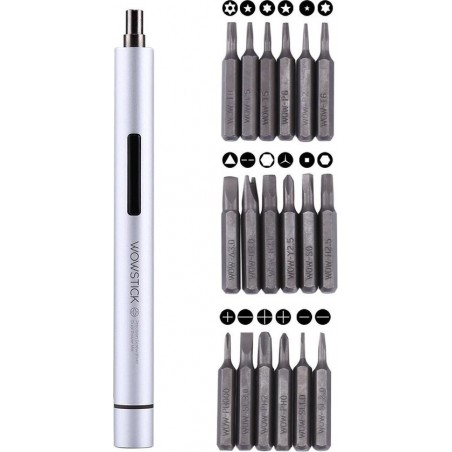 Let op type!! Dual Power Smart Hand Pen Screwdriver Kits 19 in 1 Precision Bits Repair Tool for Phones & Tablets