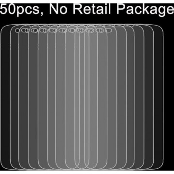 Let op type!! 50 stuks voor LG K8 0 26 mm 9H oppervlakte hardheid 2.5D explosieveilige gehard glas Film  geen retailpakket
