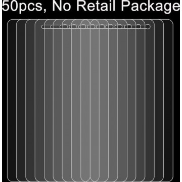 50 Stuks Lenovo K6 Note Gehard glazen schermprotector 0.26mm 9H ultra 2.5D hardheid