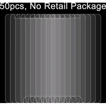 50 STKS OnePlus Three 0.26mm 9H Surface-hardheid 2.5D Explosieveilige geharde glasfilm, geen retailpakket