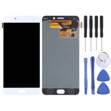Let op type!! LCD Screen and Digitizer Full Assembly for OPPO R9(White)
