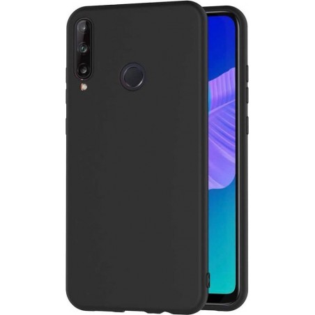 Huawei Y7P silicone hoesje zwart