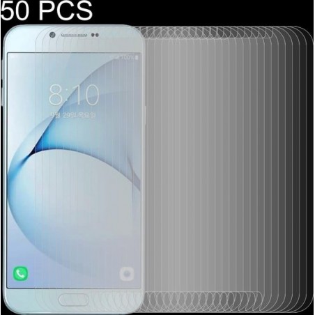 50 STKS 0.26mm 9H 2.5D Gehard Glasfilm voor Galaxy A8 (2016)