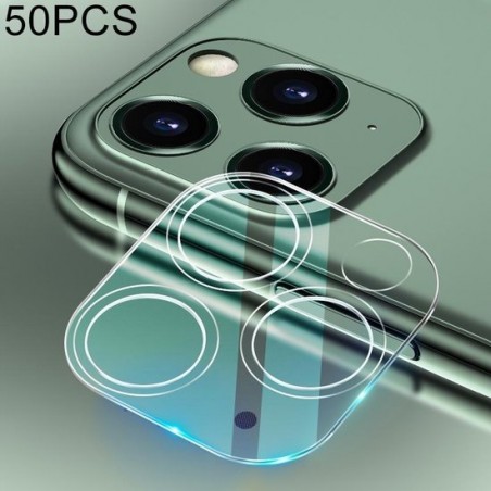 50 STUKS Voor iPhone 11 Pro HD Achteruitrijcamera Lensbeschermer Gehard glasfilm