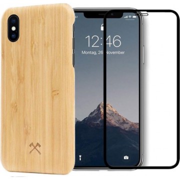 iPhone Xs Max hoesje - Woodcessories - Bamboo - Hout