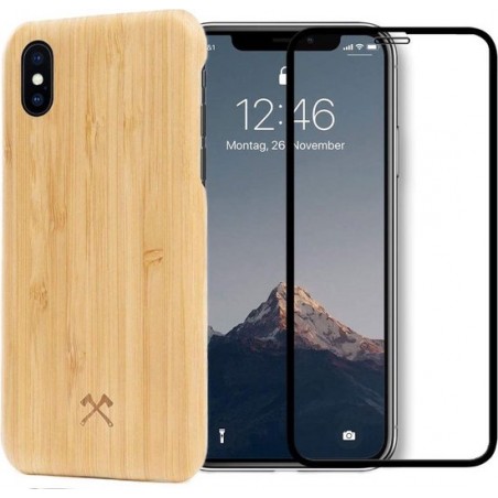 iPhone Xs Max hoesje - Woodcessories - Bamboo - Hout