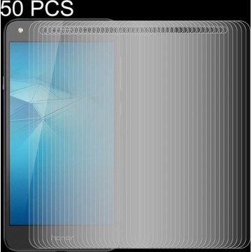 50 STKS 0.26mm 9H 2.5D Gehard Glas Film voor Huawei Honor 5