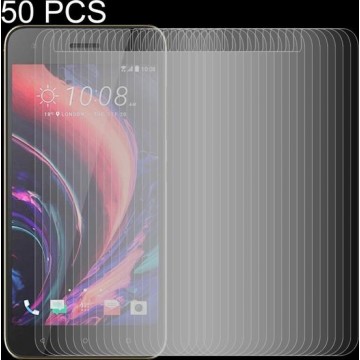 50 STUKS 0,26 mm 9H 2,5D film van gehard glas voor HTC Desire 10 Pro