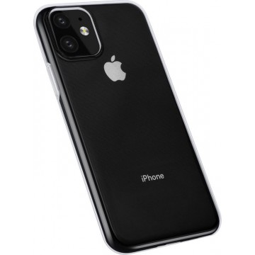 iPhone 11 Transparant Silicone Slim Backcover hoesje - Soft Touch