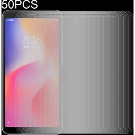 Let op type!! 50 stuks 0 26 mm 9H 2.5D getemperd glas Film voor Xiaomi Redmi 6  geen retailpakket