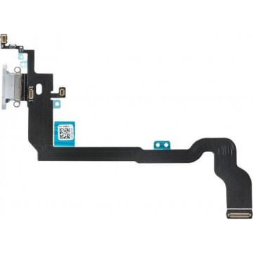 Replacement Charge/Data Connector incl. Flex Cable for Apple iPhone X Grey OEM
