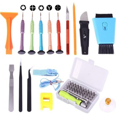 Let op type!! SW-1060 48 in 1 Professional Repair Open Tool Kit with Carrying Bag