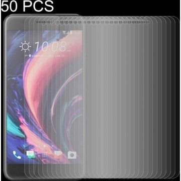 50 stuks 0,26 mm 9H 2,5D film van gehard glas voor HTC One X10