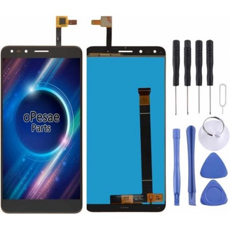 Lcd-scherm en Digitizer Full Assembly voor Alcatel Pop 4 7070 / OT-7070 / OT7070 / 7070X / 7070Q / 7070A / 7070I (zwart)