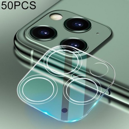 50 stuks voor iPhone 11 Pro Max HD achteruitrijcamera Lensbeschermer Gehard glasfilm