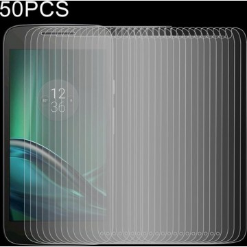 50 STUKS 0,26 mm 9H 2,5D film van gehard glas voor Motorola Moto G4 Play