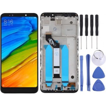 Let op type!! LCD Screen and Digitizer Full Assembly with Frame for Xiaomi Redmi 5 Plus(Black)