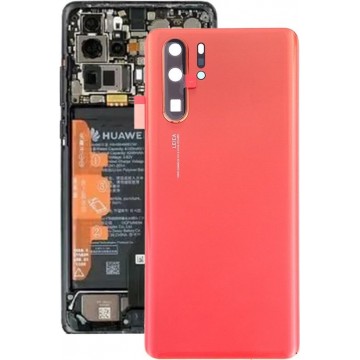 Batterij achterkant met cameralens voor Huawei P30 Pro (oranje)