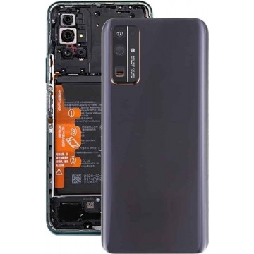 Originele batterij achterkant met cameralensafdekking voor Huawei Honor 30 (zwart)