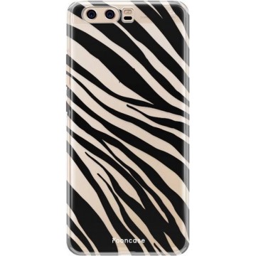 FOONCASE Huawei P10 hoesje TPU Soft Case - Back Cover - Zebra print
