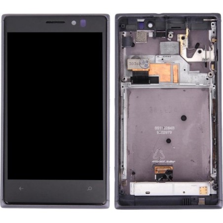 Let op type!! LCD Display + Touch Panel with Frame  for Nokia Lumia 925(Black)