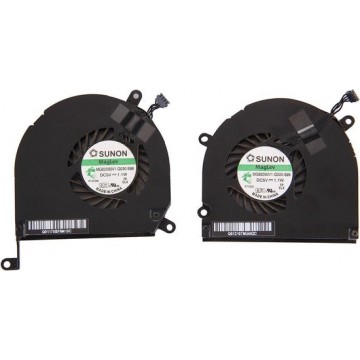 Let op type!! 1 Pair for Macbook Pro 15.4 inch (2009 - 2011) A1286 / MB985 / MC721 / MC371 Cooling Fans (Left + Right)