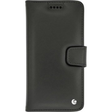 Noreve Lenovo - Motorola G5 - wallet case - bookcase - Zwart - echt leer