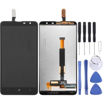 Let op type!! LCD Screen and Digitizer Full Assembly for Nokia Lumia 1320(Black)