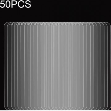 50 STUKS voor LG Q6 0,26 mm 9H oppervlaktehardheid Explosieveilig Volledig scherm Gehard glazen schermfilm