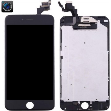 Let op type!! LCD Screen and Digitizer Full Assembly with Front Camera for iPhone 6 Plus(Black)