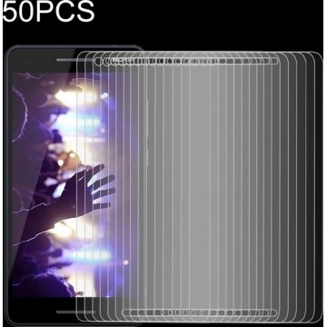 50 STUKS 9H 2.5D gehard glasfilm voor Nokia 2.1