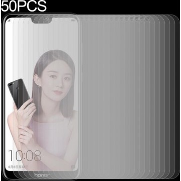 Let op type!! 50 stuks 0 26 mm 9H 2.5D getemperd glas Film voor Huawei Honor 9i  geen retailpakket